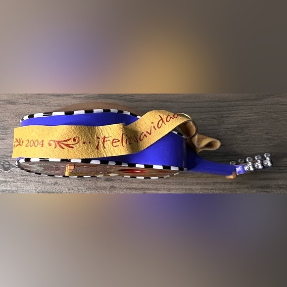 Hallmark Keepsake NEW 2004 “Feliz NAVIDAD Christmas Ornament with Leather strap - Picture 5 of 8